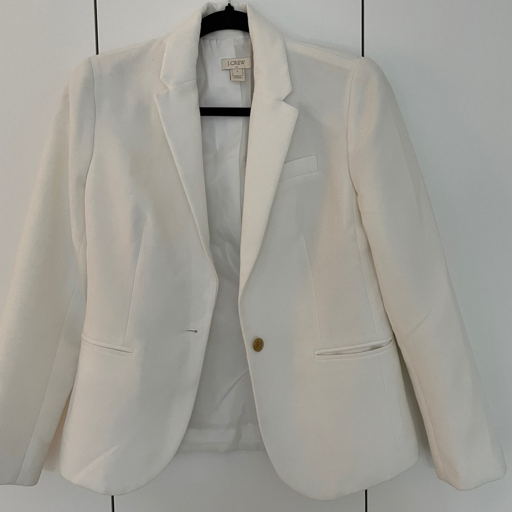 White J. Crew Blazer